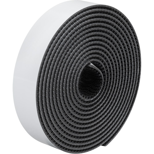 Dual Lock Reclosable Fastener, Self-Mating, 50 yds x 1/2", Adhesive, Black NRZ Safety Inc.