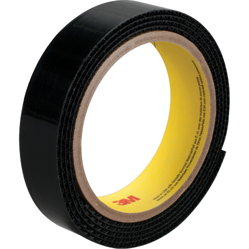 Fixation SJ3527N, Boucle, 50 vg x 1", Adh&eacute;sif, Noir NRZ Safety Inc.
