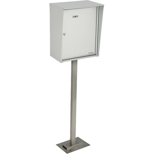 Collecting Boxes, Pedestal -Mounted, 21" x 12-7/8", Aluminum NRZ Safety Inc.