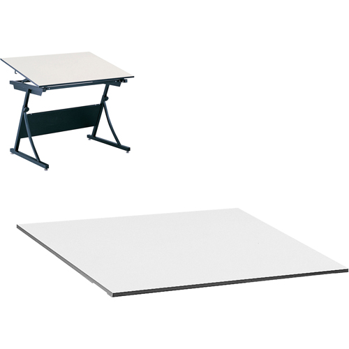 Dessus de table Planmaster, 60" la x 3/4" h, Blanc NRZ Safety Inc.