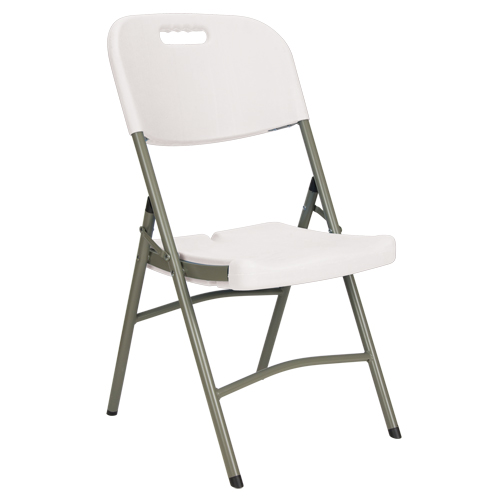Chaises pliantes, Poly&eacute;thyl&egrave;ne, Blanc, Capacit&eacute; 350 lb NRZ Safety Inc.