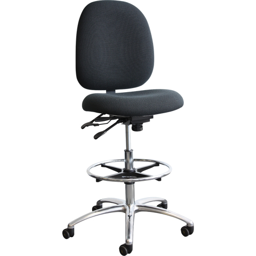 Chaises D.E.S. (dissipation &eacute;lectrostatique) Shoptech, Tissu, Bleu, Capacit&eacute; 275 lb NRZ Safety Inc.