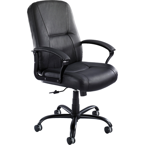 Serenity Big & Tall Chair, Leather, Black, 500 lbs. Capacity NRZ Safety Inc.