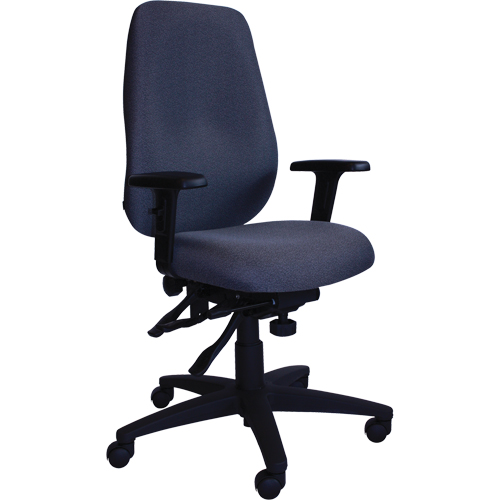 Chaises ergonomiques de s&eacute;rie petite Cierra, Tissu, Gris, Capacit&eacute; 300 lb NRZ Safety Inc.