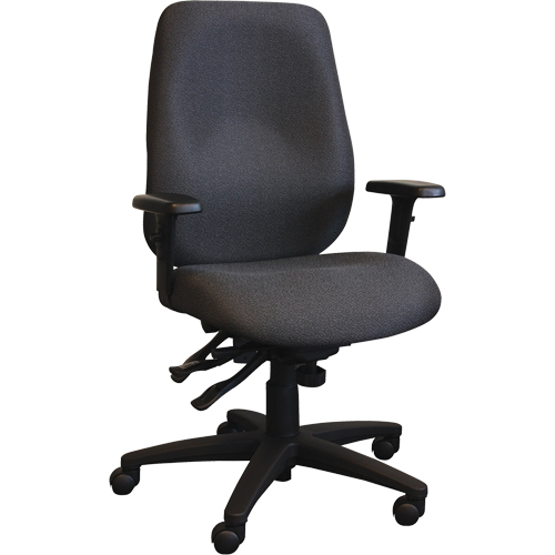 Cierra Ergonomic Chairs, Fabric, Black, 275 lbs. Capacity NRZ Safety Inc.