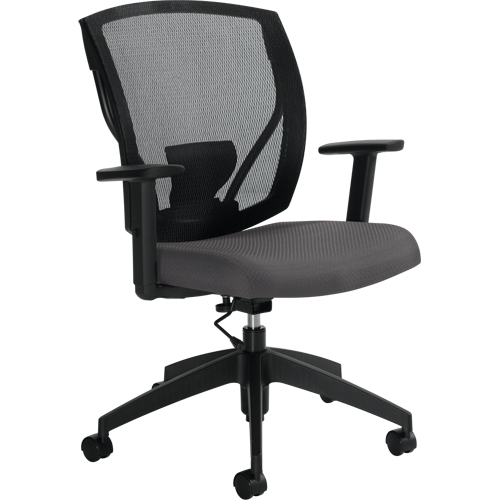 Task Chairs, Vinyl, Charcoal, 300 lbs. Capacity NRZ Safety Inc.