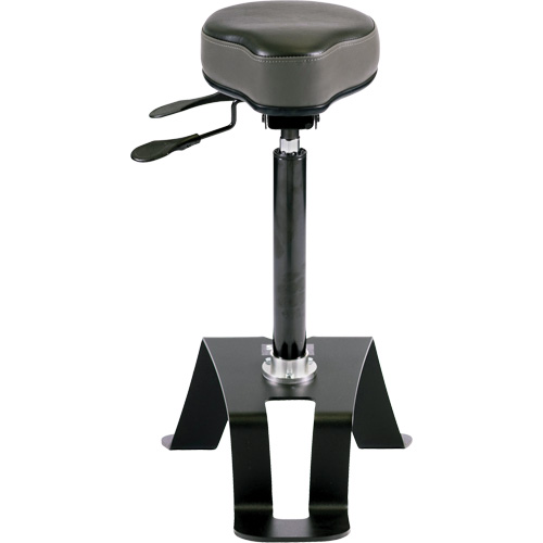 TA180 Ergonomic Sit/Stand Chair, Vinyl Seat, Black NRZ Safety Inc.