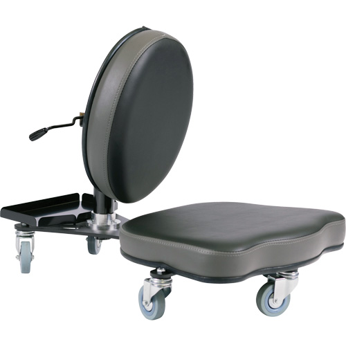 Chaise ergonomique Flex, Vinyle, Noir/gris NRZ Safety Inc.