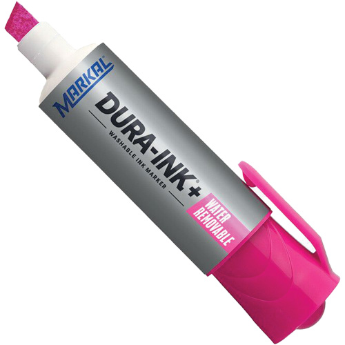 Dura-Ink&reg; WashAway Ink Marker, Pink, Chisel Tip NRZ Safety Inc.