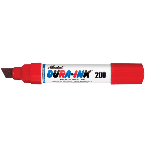 Marqueur no 200 Dura-Ink, Ciseau, Rouge NRZ Safety Inc.