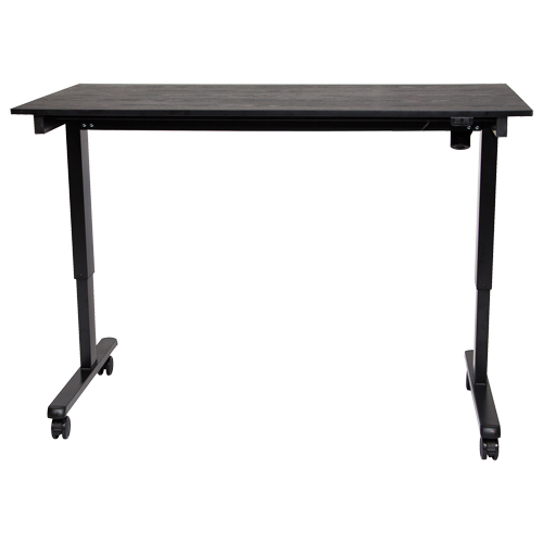 Bureau ajustable pour travail debout, , 45-1/4" h x 29-1/2" p, Noir NRZ Safety Inc.
