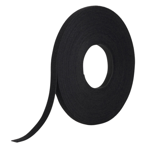 One-Wrap&reg; Fastener Tape, Hook & Loop, 25 yds x 1/2", Self-Grip, Black NRZ Safety Inc.