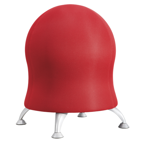 Chaise sph&eacute;rique Zenergy, Tissu, Rouge, Capacit&eacute; 250 lb NRZ Safety Inc.