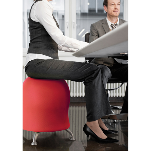 Chaise sph&eacute;rique Zenergy, Tissu, Rouge, Capacit&eacute; 250 lb NRZ Safety Inc.