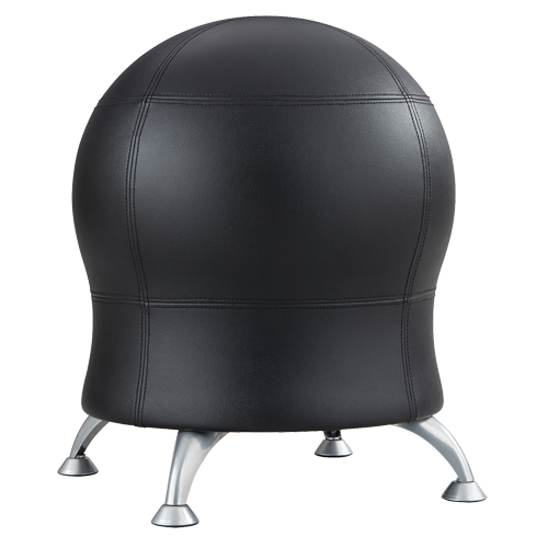Chaise sph&eacute;rique Zenergy, Vinyle, Noir, Capacit&eacute; 250 lb NRZ Safety Inc.
