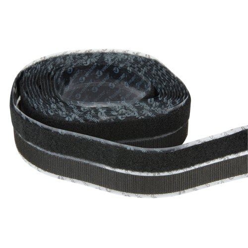 Fastener, Hook & Loop, 15' x 3/4", Adhesive, Black NRZ Safety Inc.