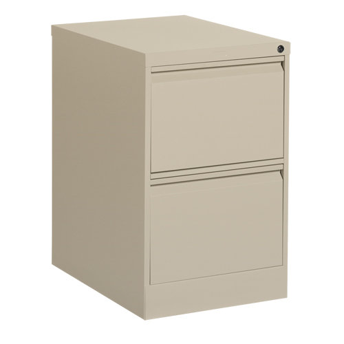 Classeur vertical, Acier, 2 tiroirs, 18-1/7" la x 25" p x 29" h, Beige NRZ Safety Inc.