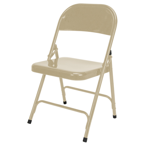 Chaise pliante, Acier, Beige, Capacit&eacute; 300 lb NRZ Safety Inc.