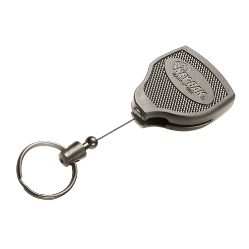 Porte-cl&eacute;s autor&eacute;tractable robuste Super48, Polycarbonate, C&acirc;ble 48", Fixation Agrafe de ceinture NRZ Safety Inc.