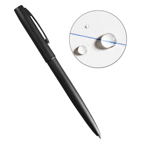 All-Weather Metal Pen, Blue, 0.8 mm, Retractable NRZ Safety Inc.