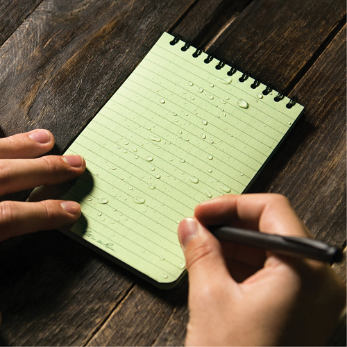 Pocket Top-Spiral Notebook, Soft Cover, Green, 100 Pages, 4" W x 6" L NRZ Safety Inc.