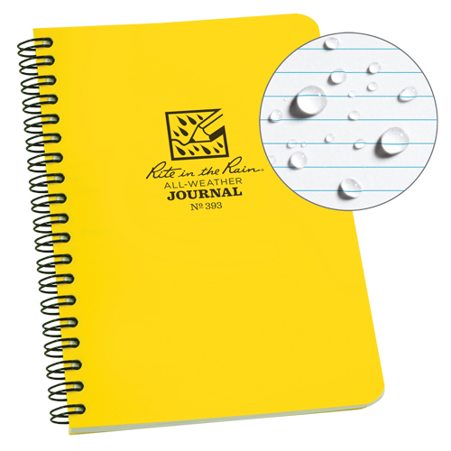 Side-Spiral Notebook, Soft Cover, Yellow, 64 Pages, 4-5/8" W x 7" L NRZ Safety Inc.