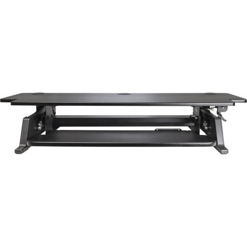 Poste de travail assis-debout Goya, Mod&egrave;le de bureau, 20" h x 42" la x 16" p, Noir NRZ Safety Inc.