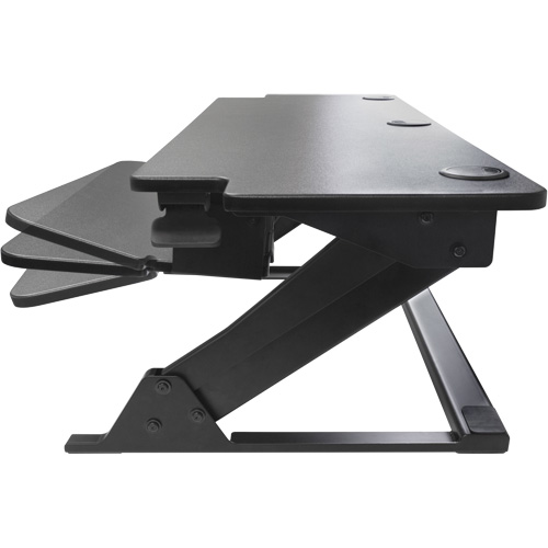 Poste de travail assis-debout Goya, Mod&egrave;le de bureau, 20" h x 42" la x 16" p, Noir NRZ Safety Inc.