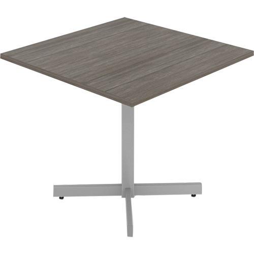 Tables de caf&eacute;t&eacute;ria, 36" lo x 36" la x 29-1/2" h, Dessus de 1", Stratifi&eacute;, Gris/Blanc NRZ Safety Inc.