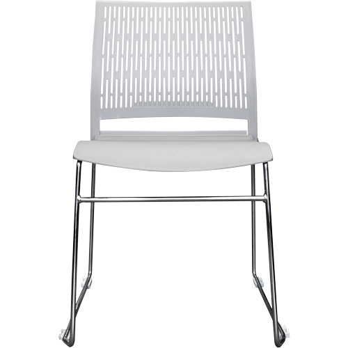 Activ Series Stacking Chairs, Polypropylene, 32-3/8" High, 275 lbs. Capacity, Grey NRZ Safety Inc.