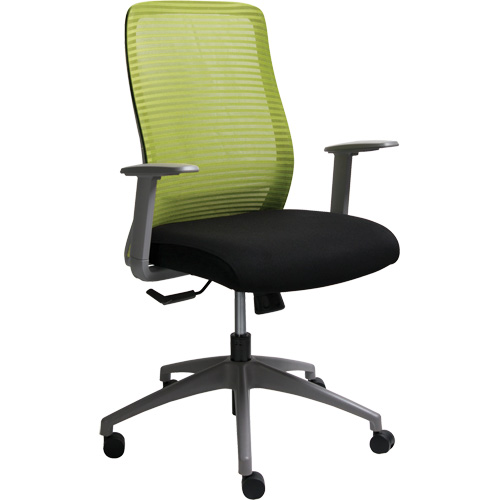Chaise de bureau ajustable s&eacute;rie Era, Tissu/Mailles, Vert, Capacit&eacute; 275 lb NRZ Safety Inc.