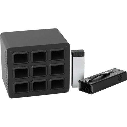 Base de poste de recharge KwikBoost EdgePower pour 9 batteries NRZ Safety Inc.