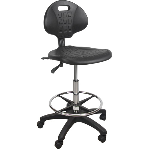 Heavy-Duty Ergonomic Stool, Mobile, Adjustable Height, 250 lbs. Capacity NRZ Safety Inc.