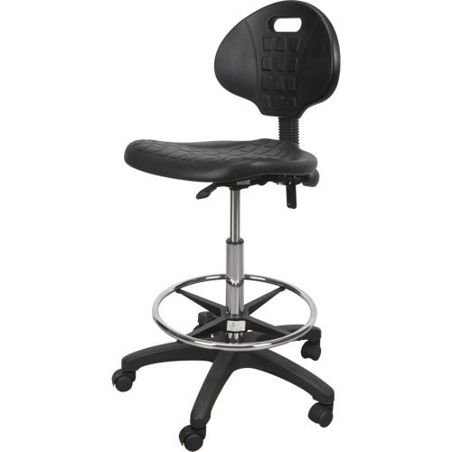 Heavy-Duty Ergonomic Stool, Mobile, Adjustable Height, 250 lbs. Capacity NRZ Safety Inc.