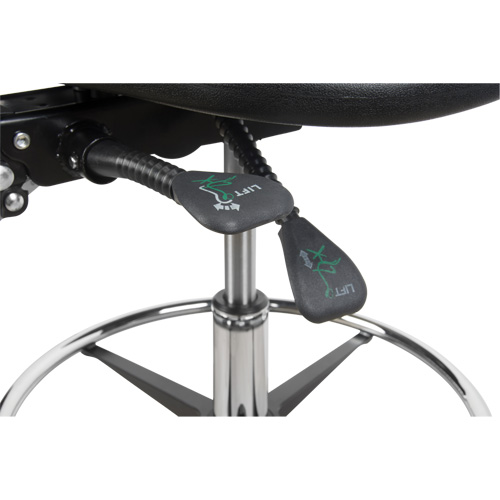 Heavy-Duty Ergonomic Stool, Mobile, Adjustable Height, 250 lbs. Capacity NRZ Safety Inc.