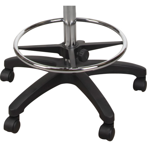 Heavy-Duty Ergonomic Stool, Mobile, Adjustable Height, 250 lbs. Capacity NRZ Safety Inc.