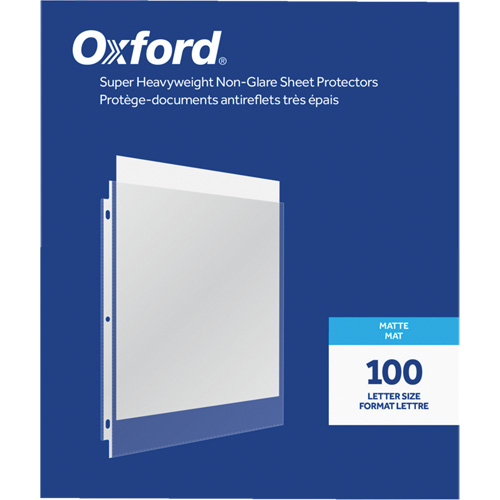Oxford&reg; Heavyweight Non-Glare Sheet Protectors NRZ Safety Inc.