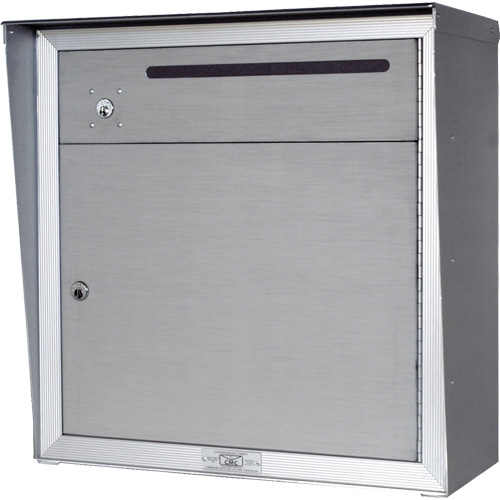 Boîte de collecte, Fixation Mural, 12-3/4" x 16-3/8", 2 portes, Aluminium NRZ Safety Inc.
