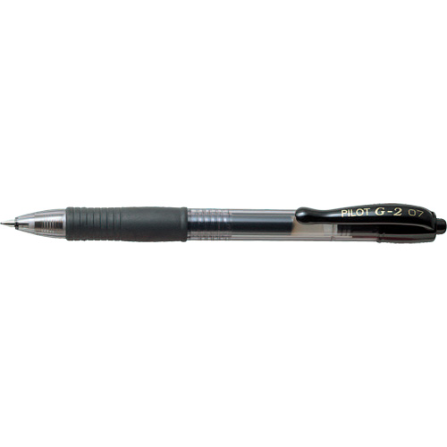 Stylo &agrave; encre gel G2, Noir, 0,7 mm, R&eacute;tractable NRZ Safety Inc.