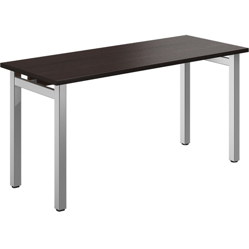 Table bureau Newland, 29-7/10" lo x 60" la x 29-3/5" h, Brun fonc&eacute; NRZ Safety Inc.