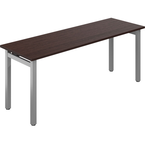 Table bureau Newland, 29-7/10" lo x 72" la x 29-3/5" h, Brun fonc&eacute; NRZ Safety Inc.