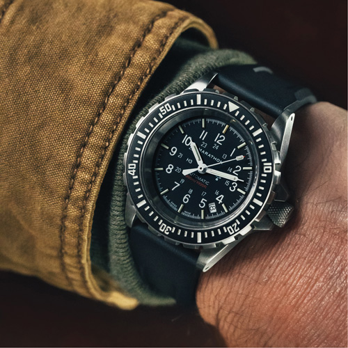 Grande montre automatique de plong&eacute;e, Num&eacute;rique, &agrave; piles, 41 mm, Noir NRZ Safety Inc.