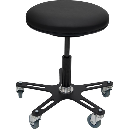 OmniStool Industrial Stool, Mobile, Adjustable Height, 280 lbs. Capacity NRZ Safety Inc.