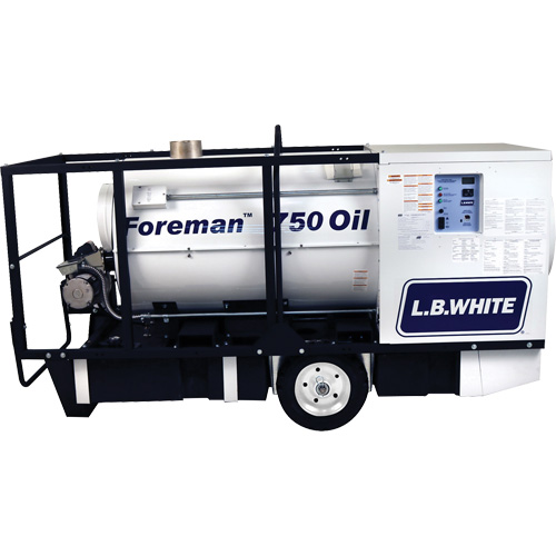 Foreman&reg; 750 Indirect-fired Portable Heater, Oil Filled, Kerosene, 750000 BTU/H NRZ Safety Inc.