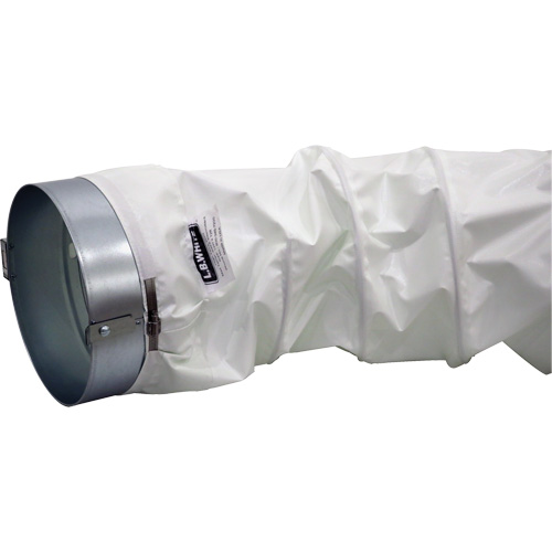 Trousse de canalisation de distribution blanc 12" x 12", adaptateur et bride NRZ Safety Inc.