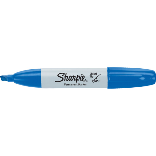 Permanent Marker, Blue, Chisel Tip NRZ Safety Inc.