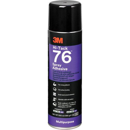 76 High Tack Adhesive, Clear, Aerosol Can NRZ Safety Inc.