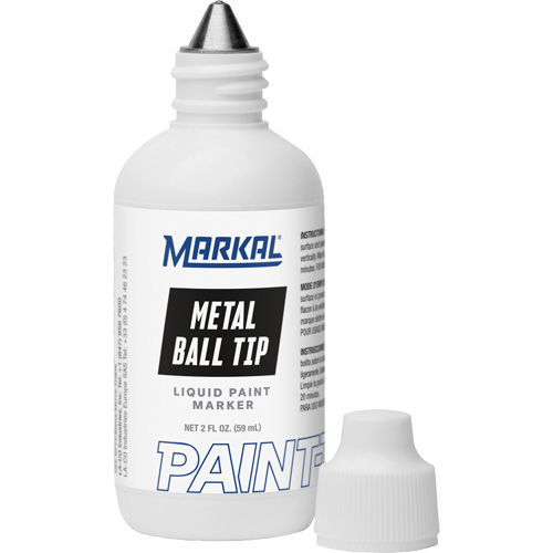 Paint-Riter&reg; Metal Ball Tip, Liquid, Black NRZ Safety Inc.