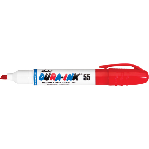 Marqueur Dura-Ink no 55, Rouge, Pointe Ciseau NRZ Safety Inc.