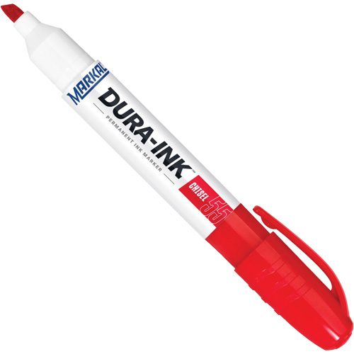 Dura-Ink&reg; Marker #55, Red, Chisel Tip NRZ Safety Inc.